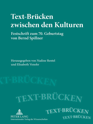 cover image of Text-Bruecken zwischen den Kulturen